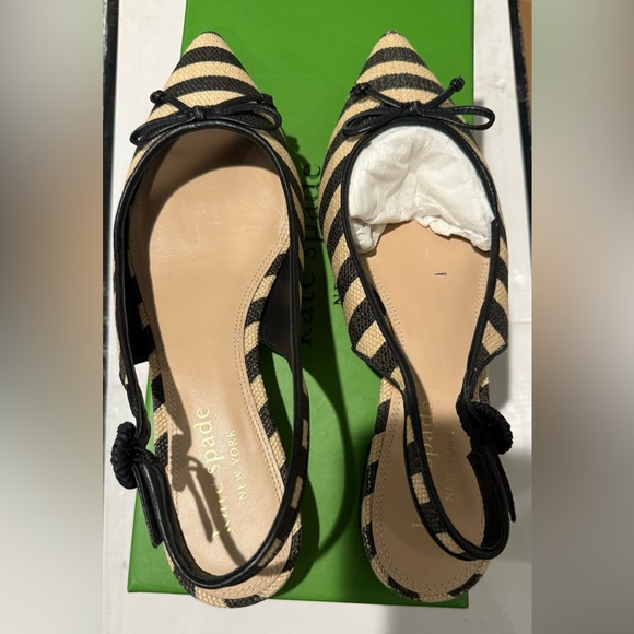 Kate Spade New York Women's‎ Veronica Raffia Slingback Flats - Picture 5 of 5